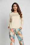 Zivame Buttersoft Knit Poly Pyjama Set - Ethereal Green — thumbnail 5